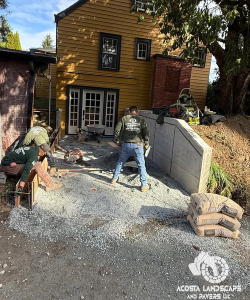Paver Installation, Hardscape Steps & Drainage System in Seattle 